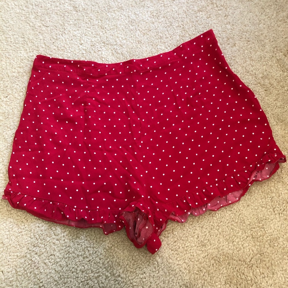 Red Polka Dot Shorts
